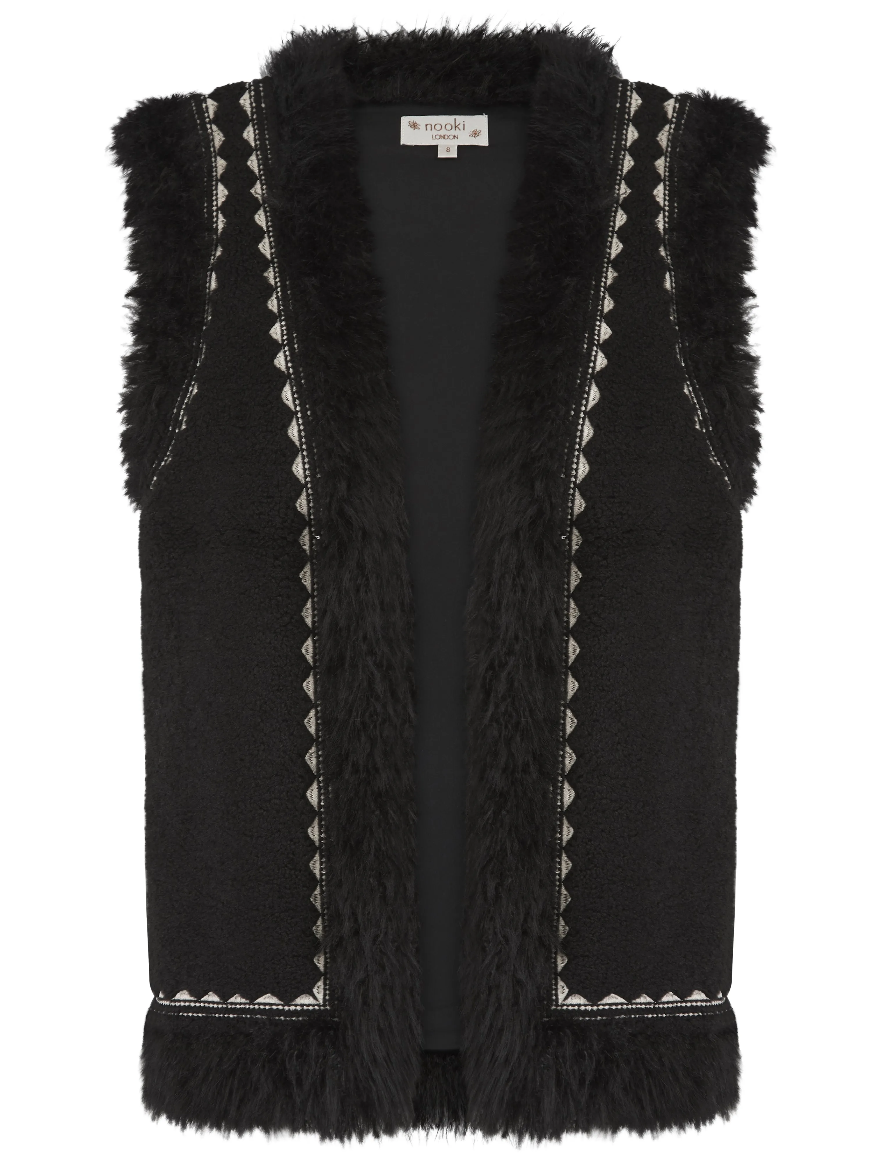 DANNIKA GILET IN BLACK