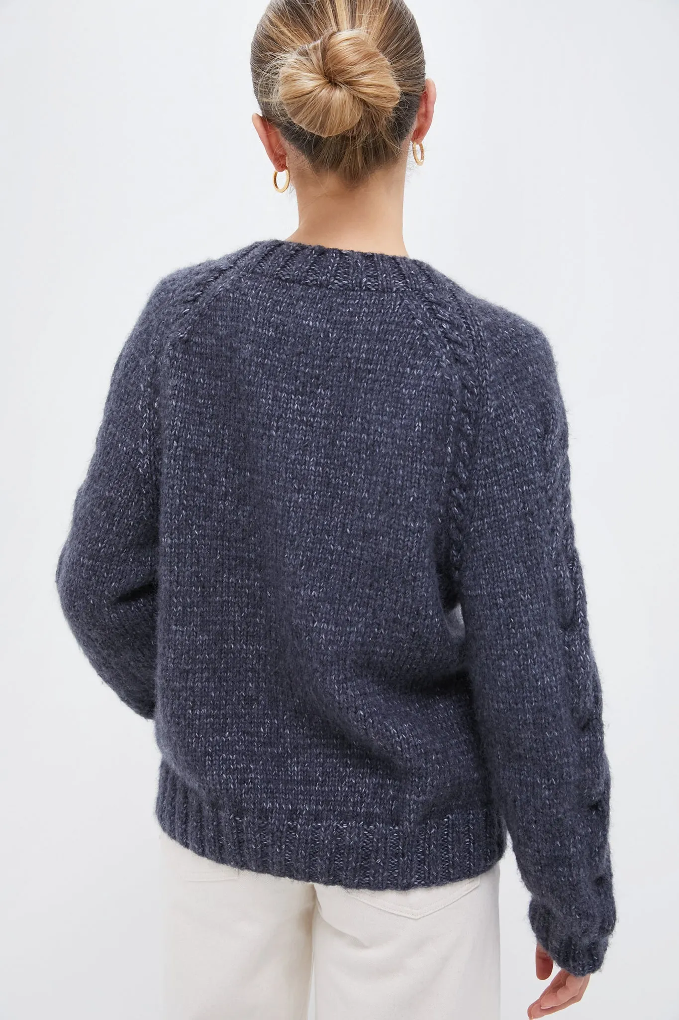 Dark Grey Vilnele Cardigan