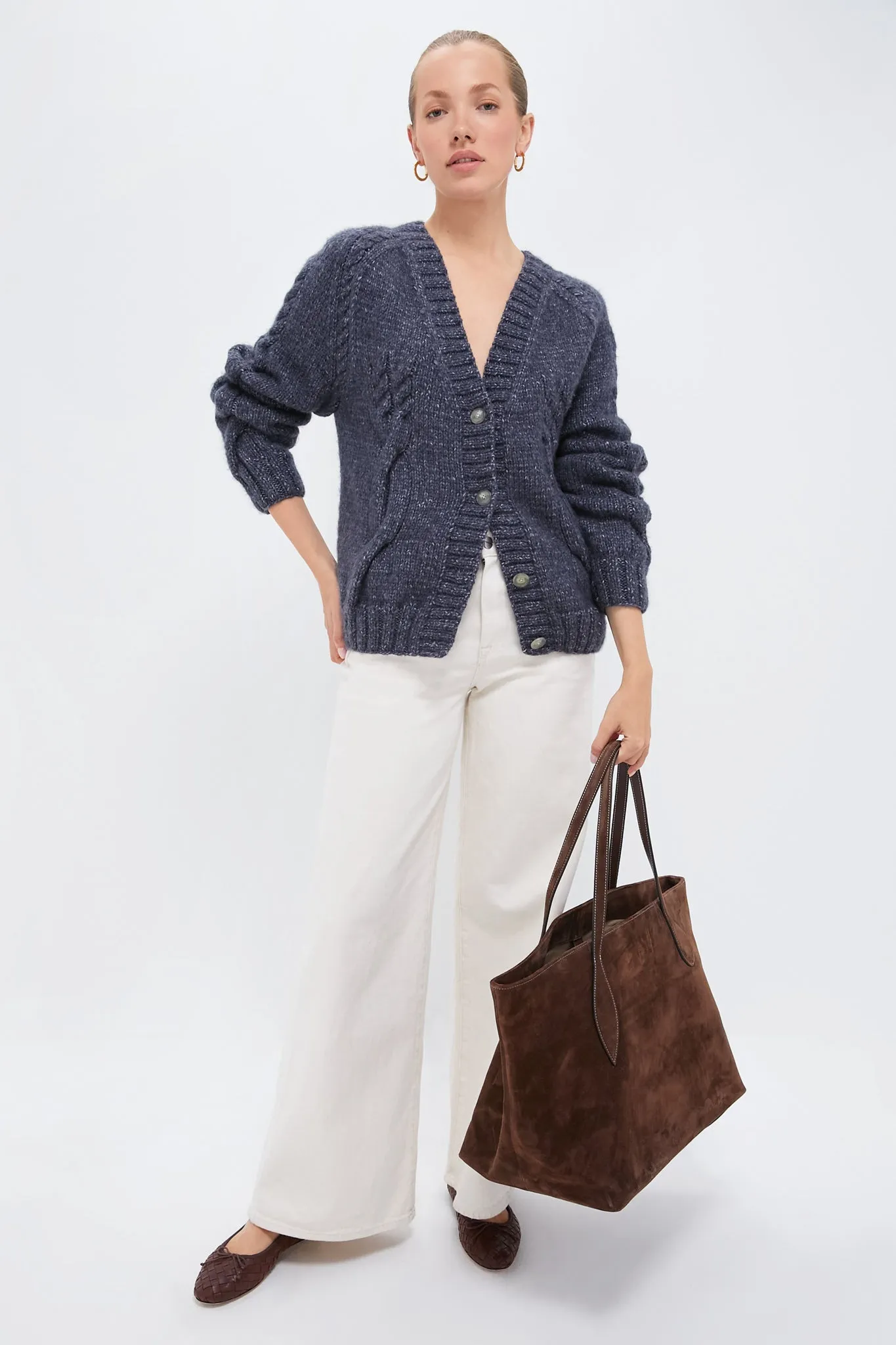 Dark Grey Vilnele Cardigan