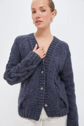 Dark Grey Vilnele Cardigan