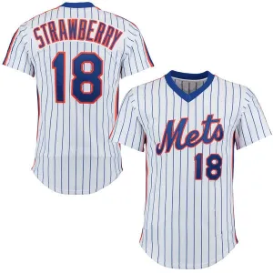 Darryl Strawberry New York Mets Throwback Jersey - White or Blue Pullover Style