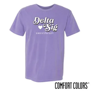 Delta Sig Comfort Colors Retro Sweetheart Tee