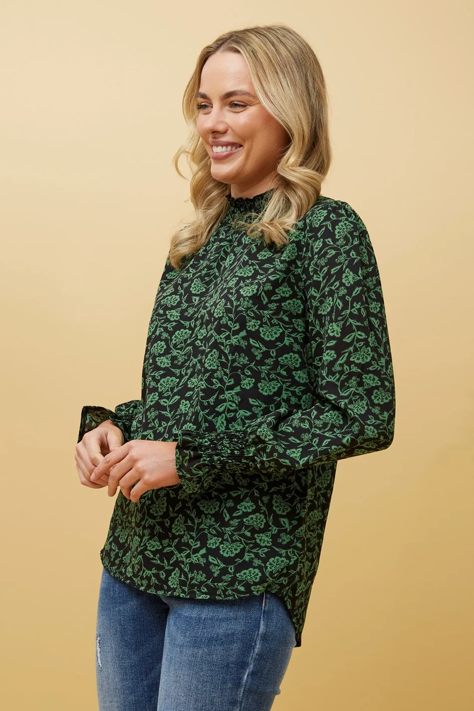 DIANA FLORAL PRINT BLOUSE