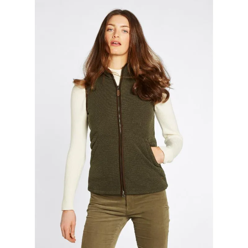 Dubarry Carbury Ladies Fleece Gilet - Olive