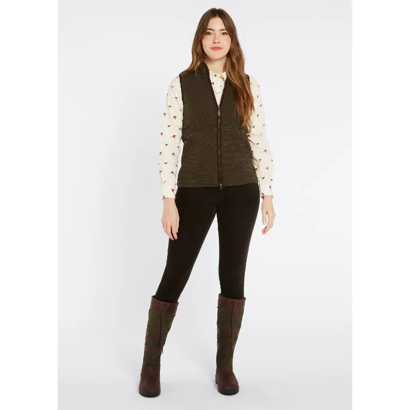 Dubarry Carbury Ladies Fleece Gilet - Olive