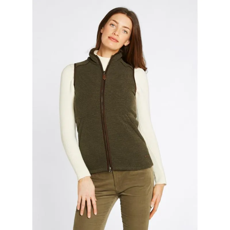 Dubarry Carbury Ladies Fleece Gilet - Olive