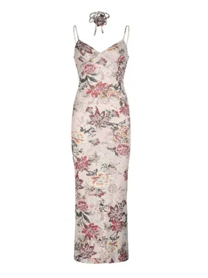 Elyanna Floral Print Maxi Dress