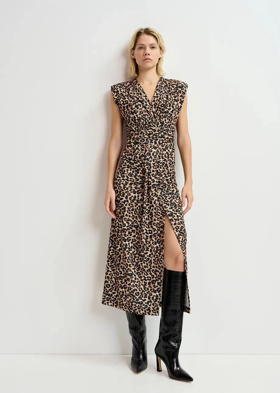 Essentiel Antwerp Gitaly Dress in Leopard