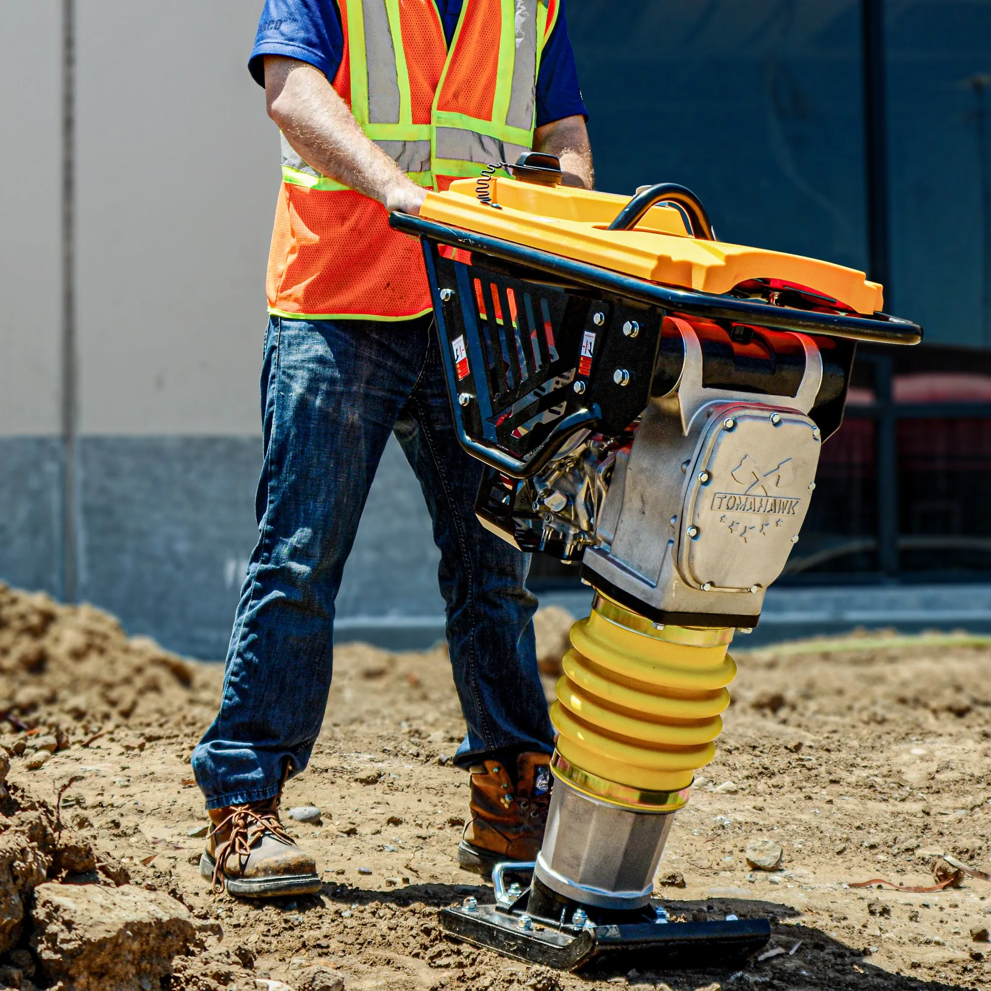 Factory Reconditioned 3.6HP Honda Vibratory Rammer Tamper with Honda GXR120 Engine Trench Compactor