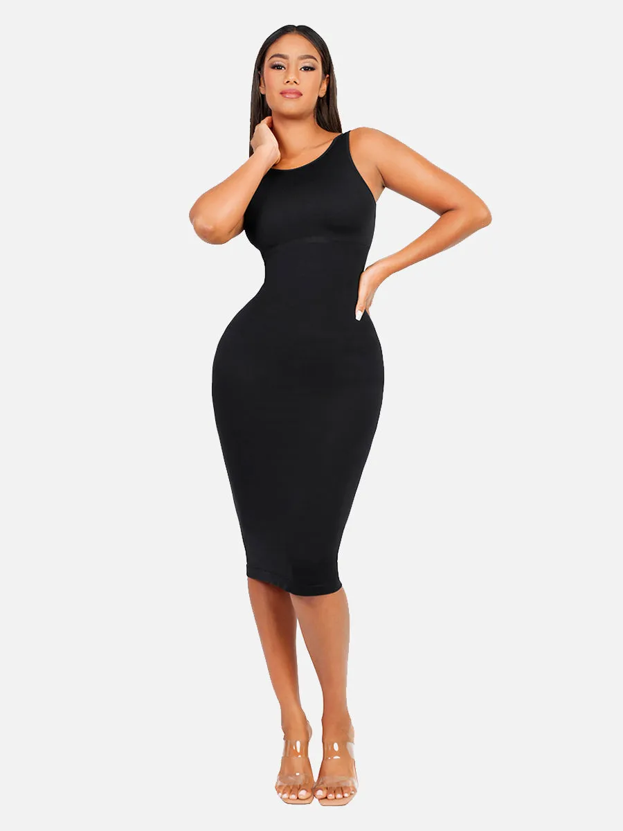 FeelinGirl Seamless Eco-friendly Large U-back Built-in Shaper Dress