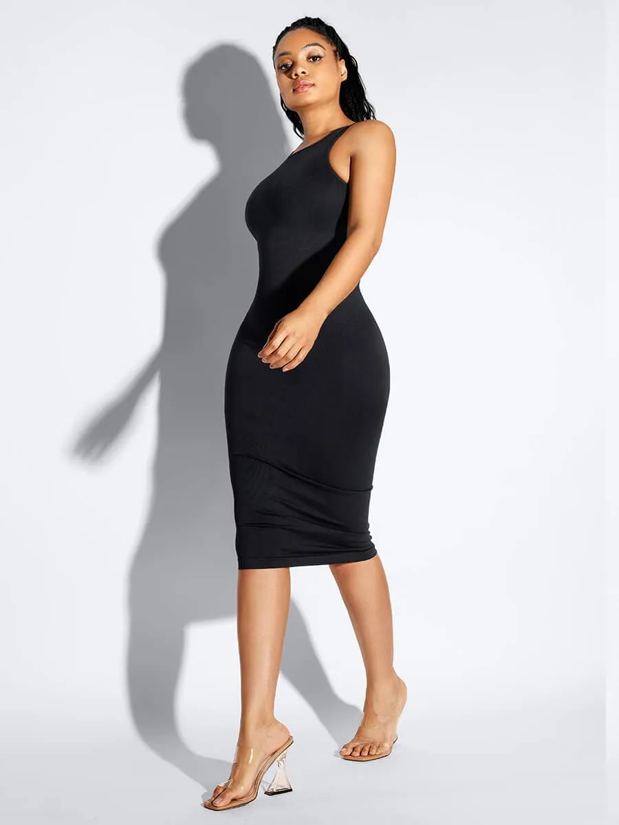 FeelinGirl Seamless Eco-friendly Large U-back Built-in Shaper Dress