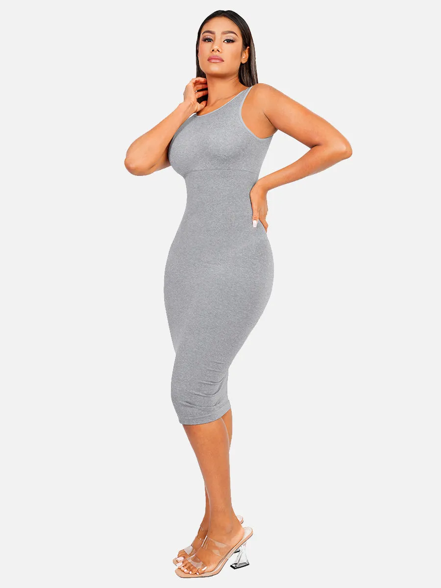 FeelinGirl Seamless Eco-friendly Large U-back Built-in Shaper Dress