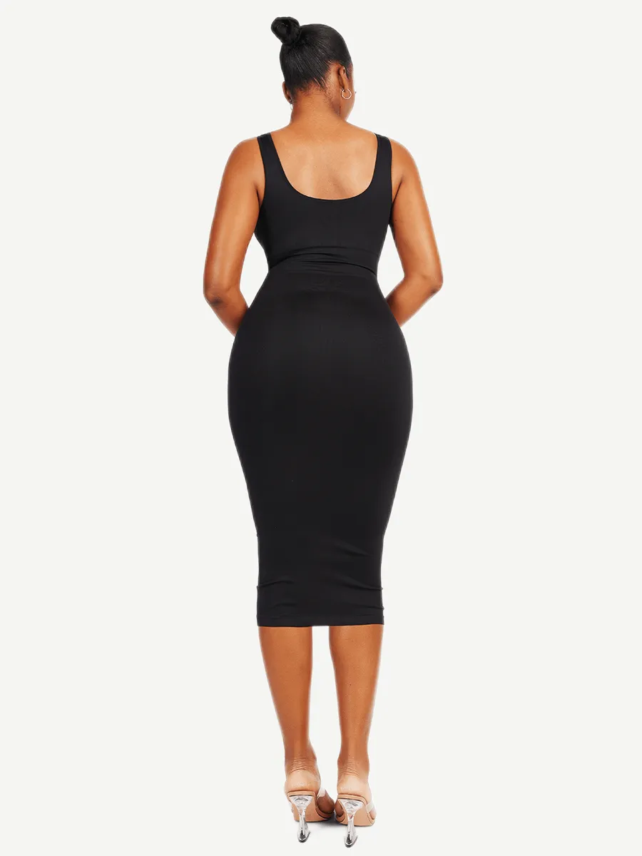 FeelinGirl Seamless Eco-friendly Large U-back Built-in Shaper Dress