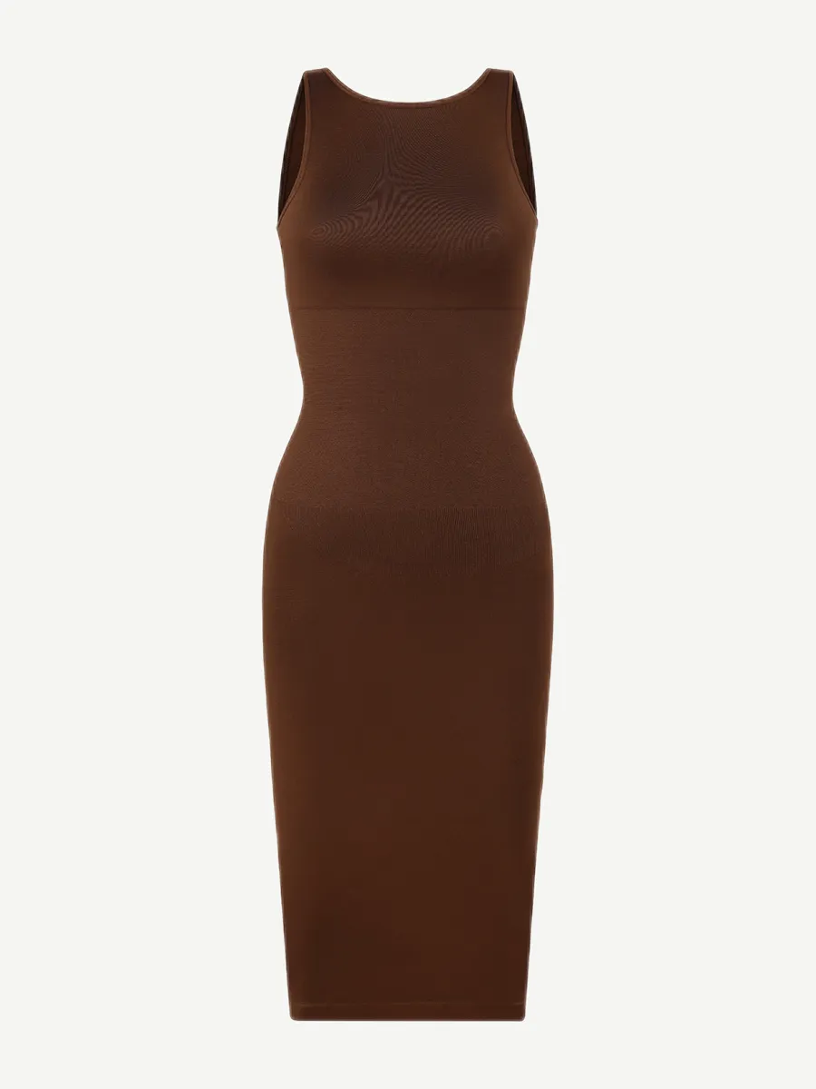 FeelinGirl Seamless Eco-friendly Large U-back Built-in Shaper Dress