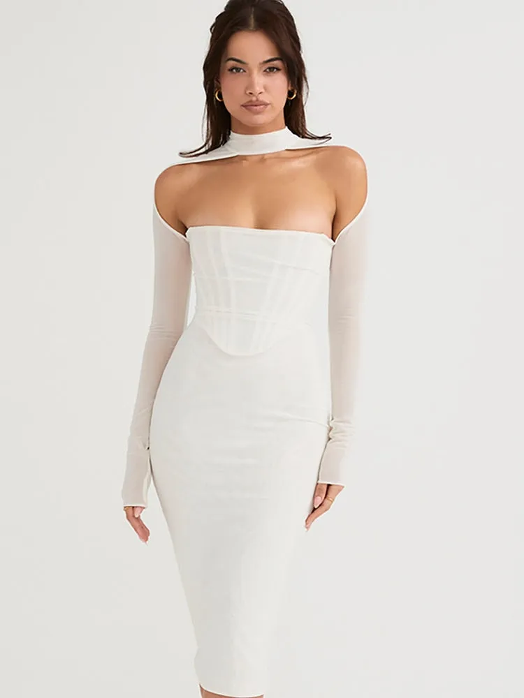 FLYTONN-Sexy spring and summer dresses, party dresses, graduation gifts,Laura Bodycon Midi Dress