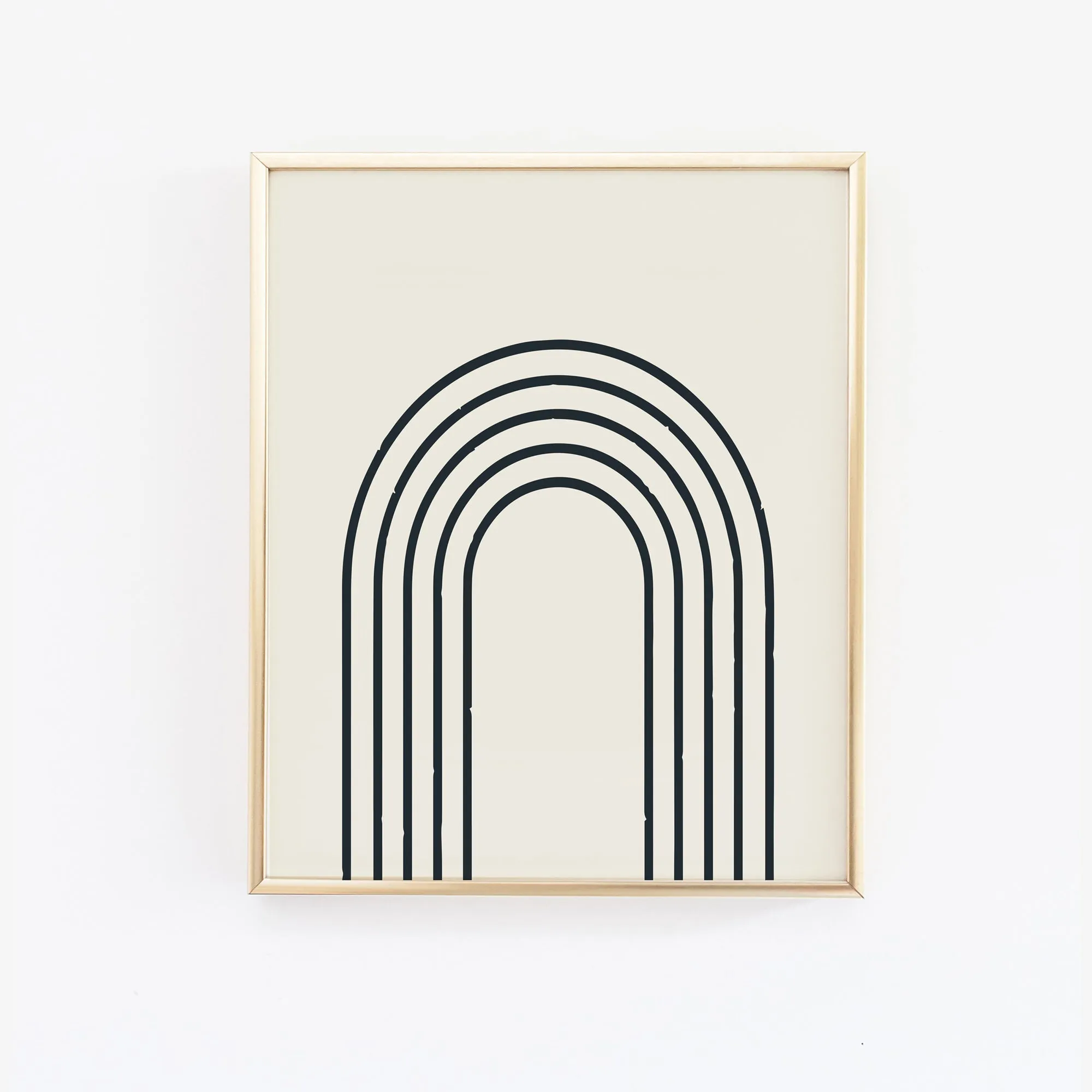 Geo Minimalist Arch Wall Print