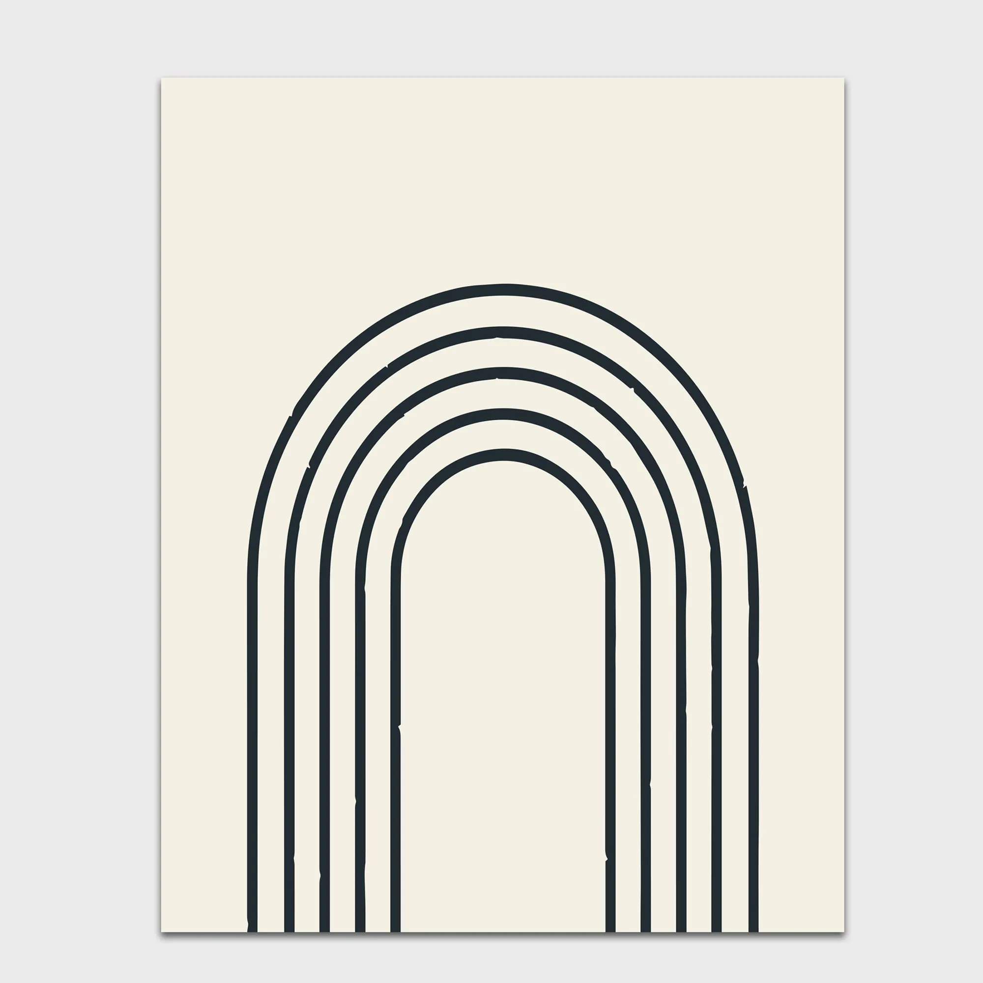 Geo Minimalist Arch Wall Print