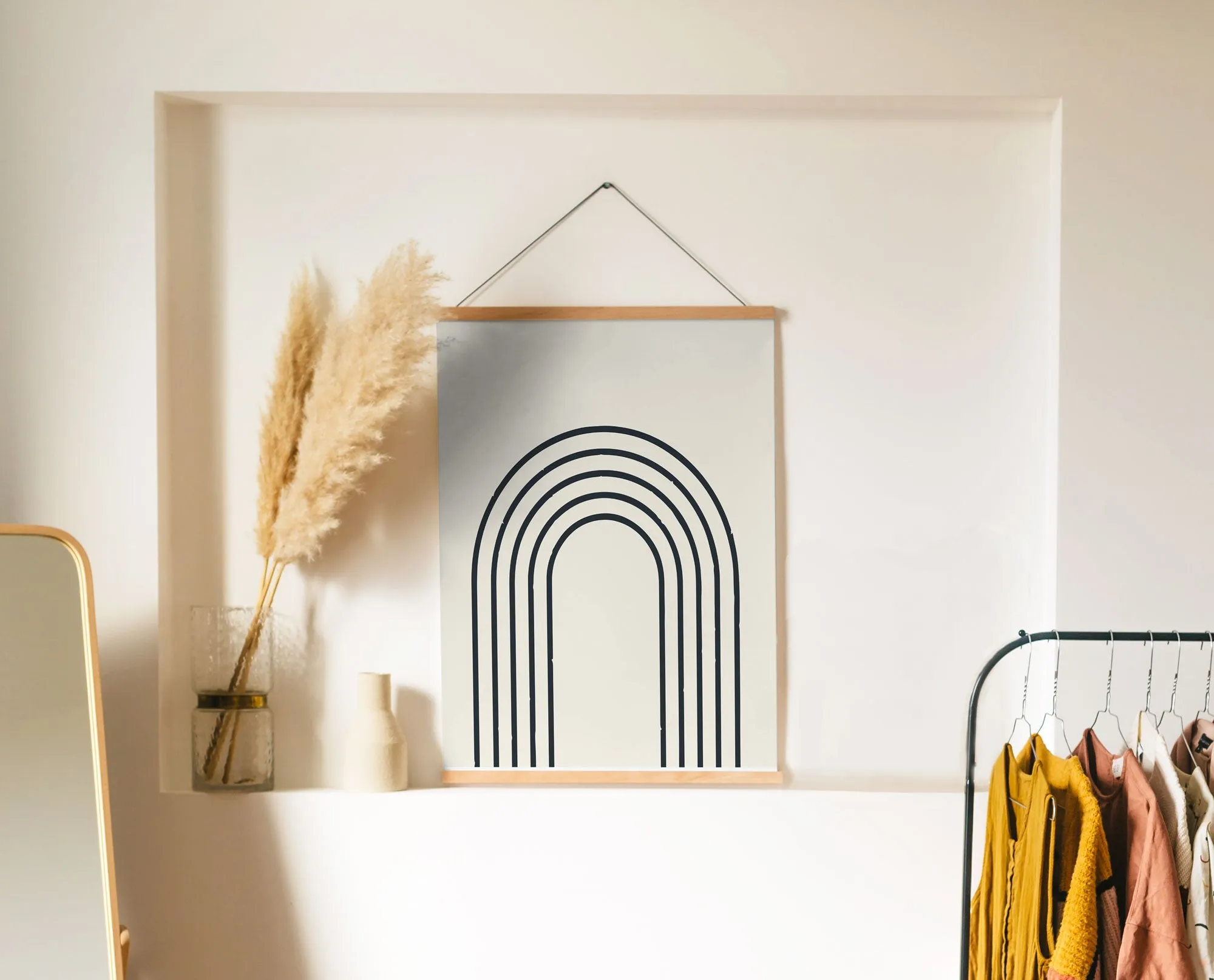 Geo Minimalist Arch Wall Print