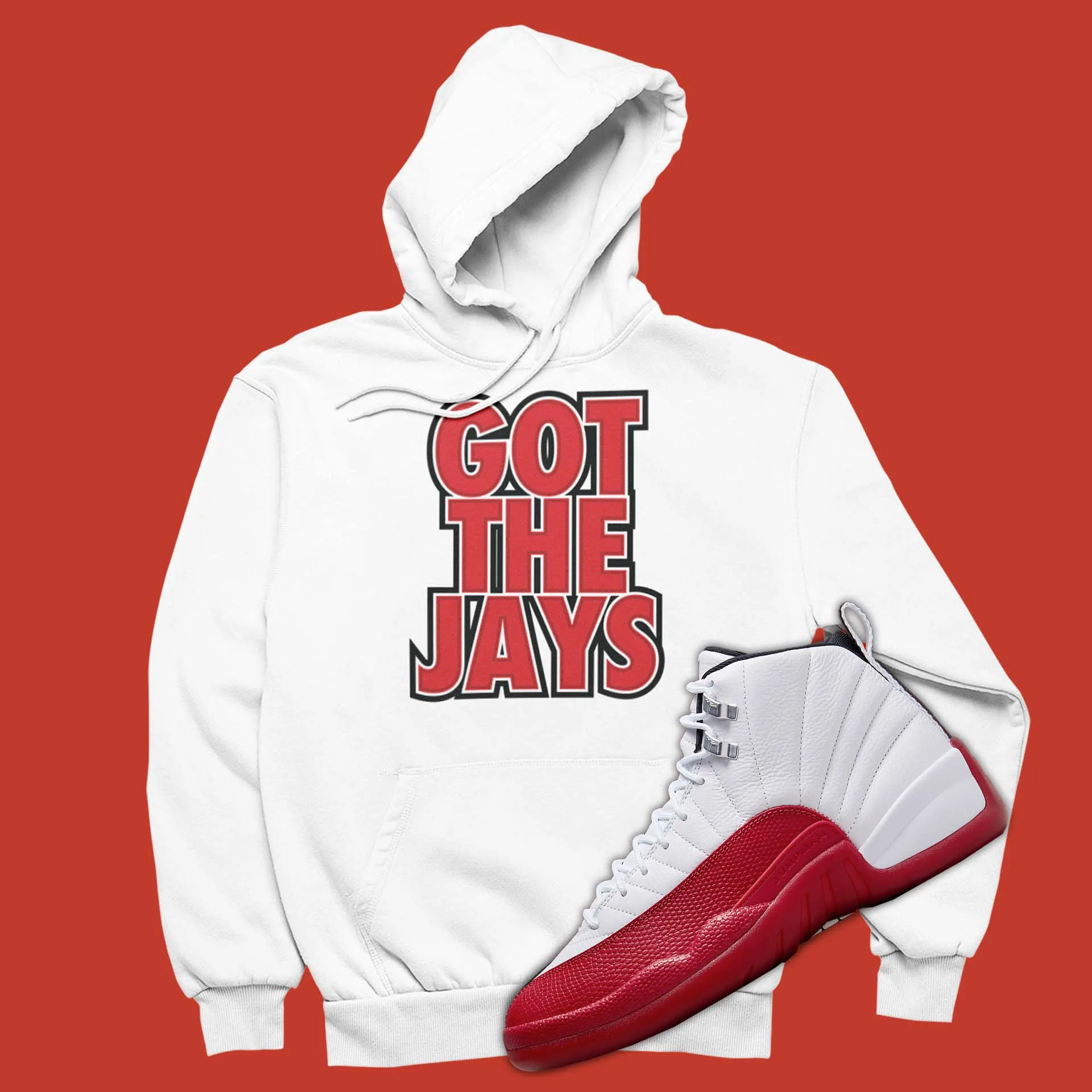 Got The Jays Hoodie To Match Air Jordan 12 Cherry