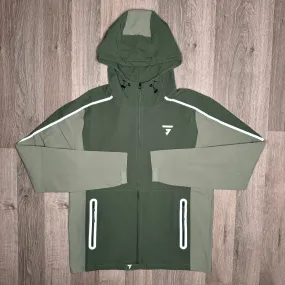 GRIID Reflect Windrunner - Khaki/Forest Green