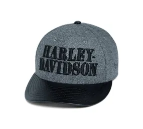 Harley-Davidson® Men's Wool-Blend Adjustable Cap - 97609-20VM