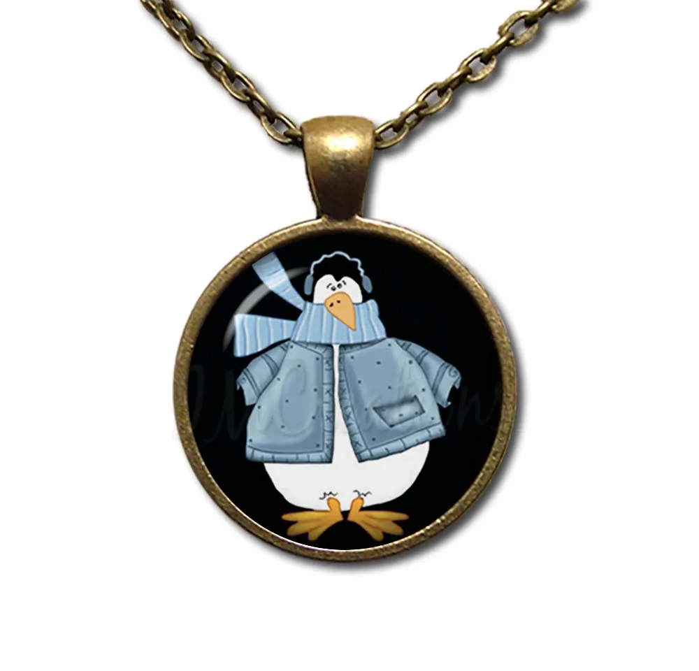 Holiday Penguin Blue Coat