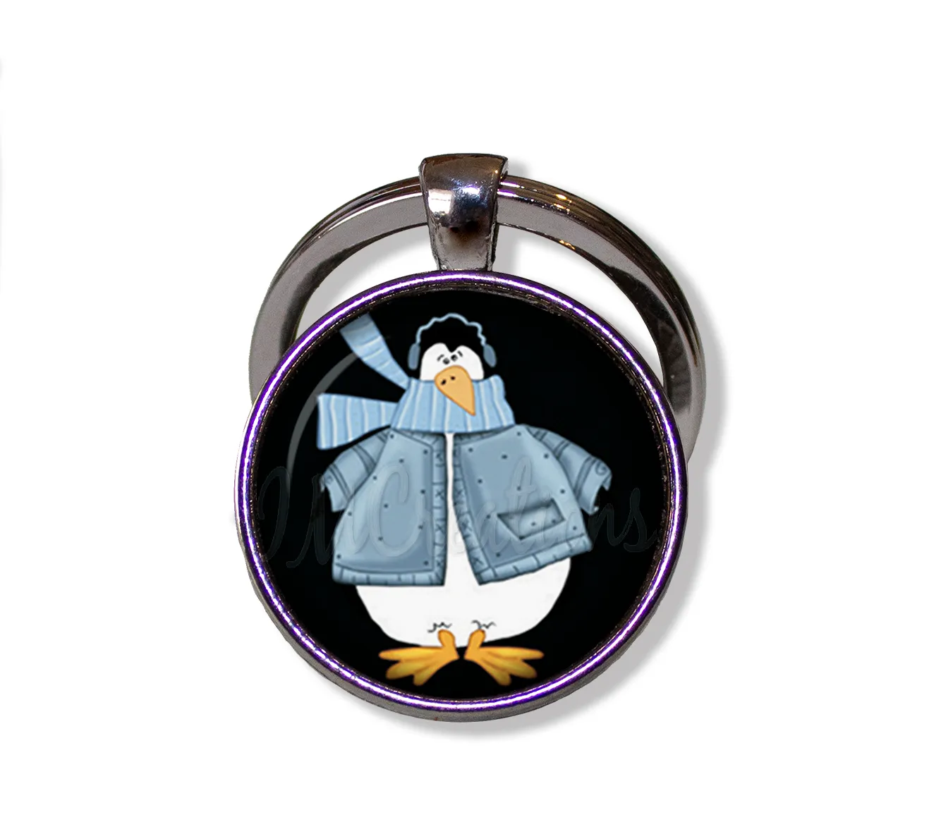 Holiday Penguin Blue Coat