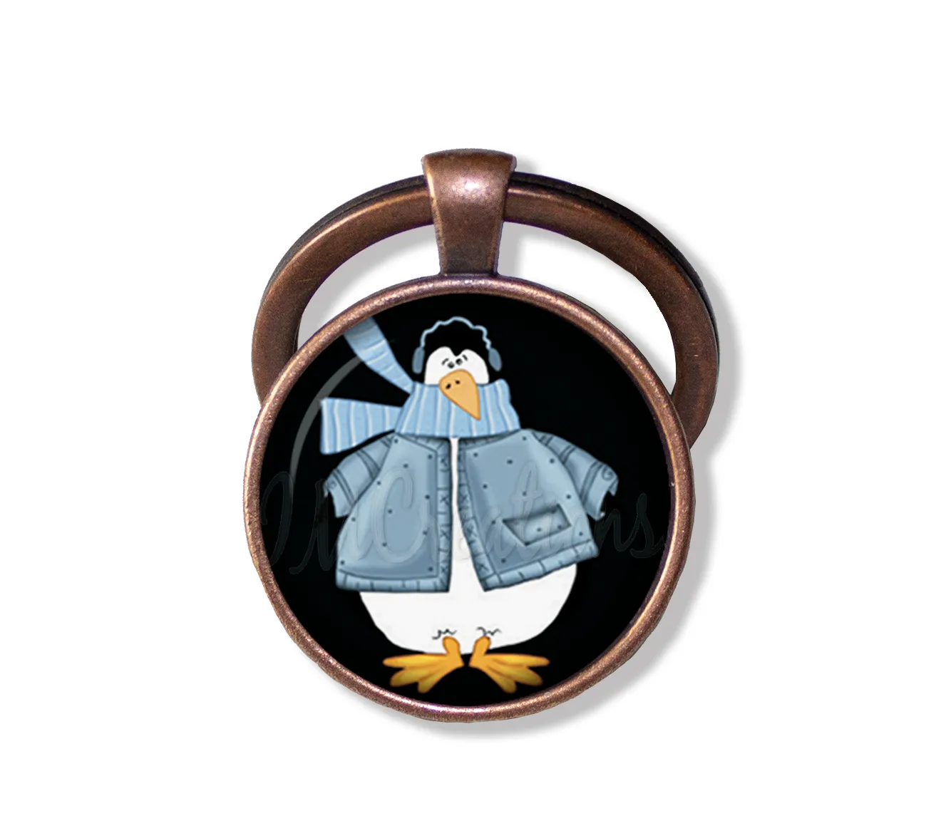 Holiday Penguin Blue Coat