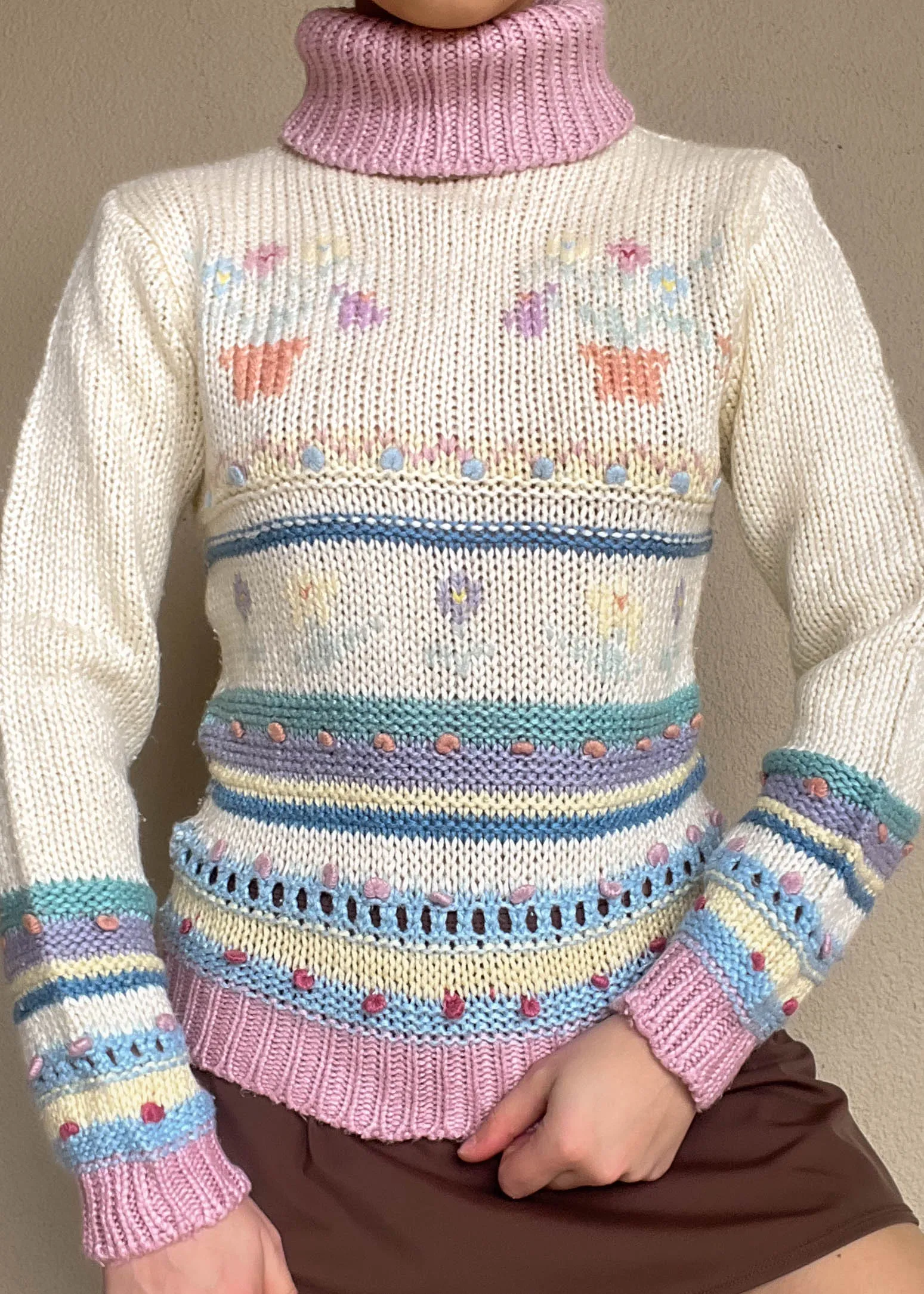 Isabel 90's Pastel Knit (S)