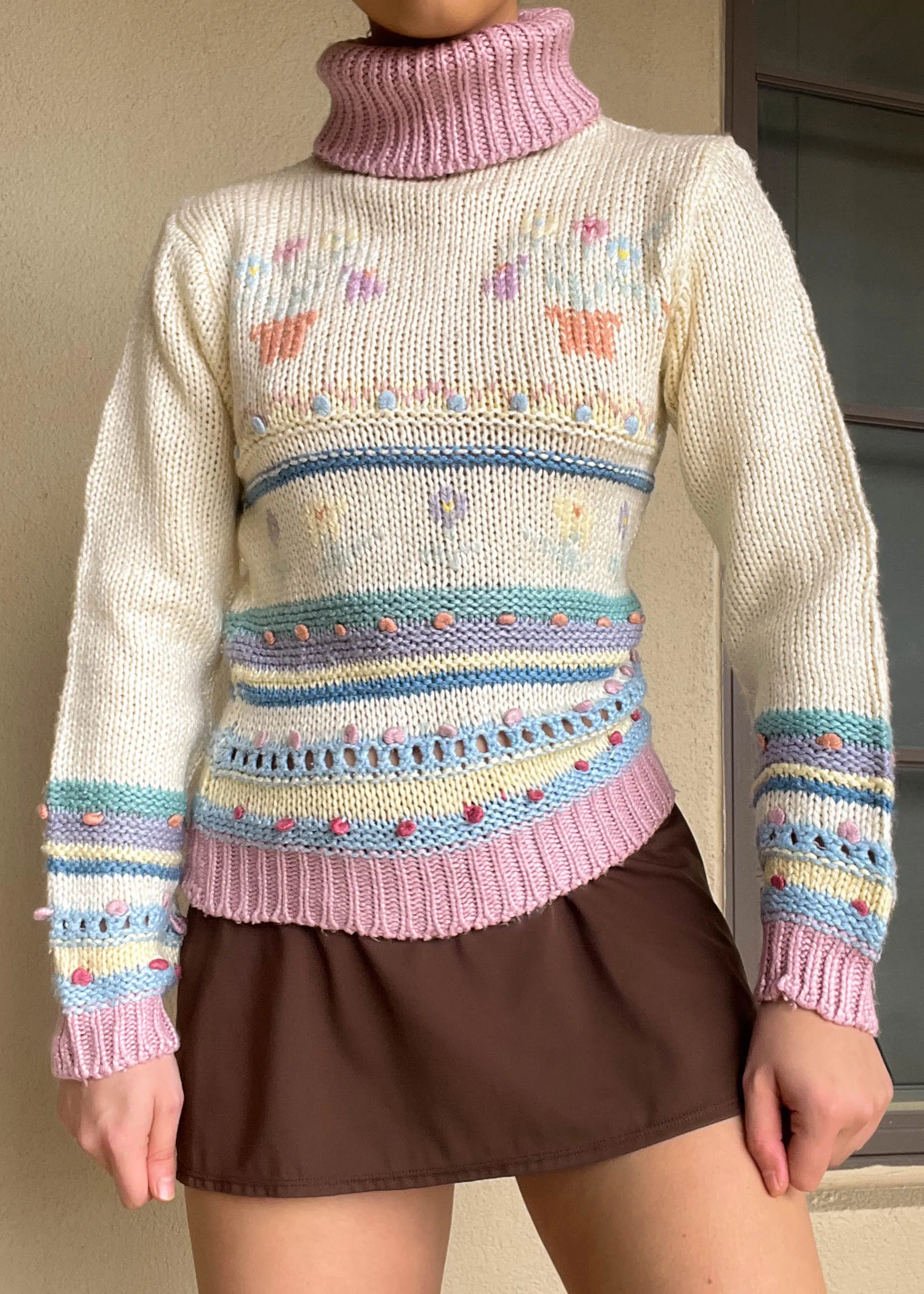 Isabel 90's Pastel Knit (S)