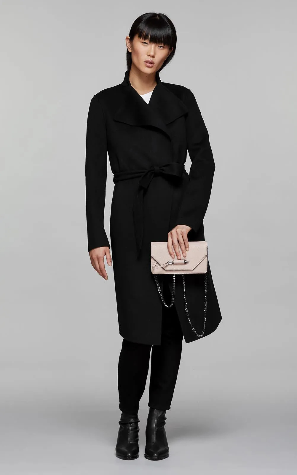 Leora Belted Coat (Black)