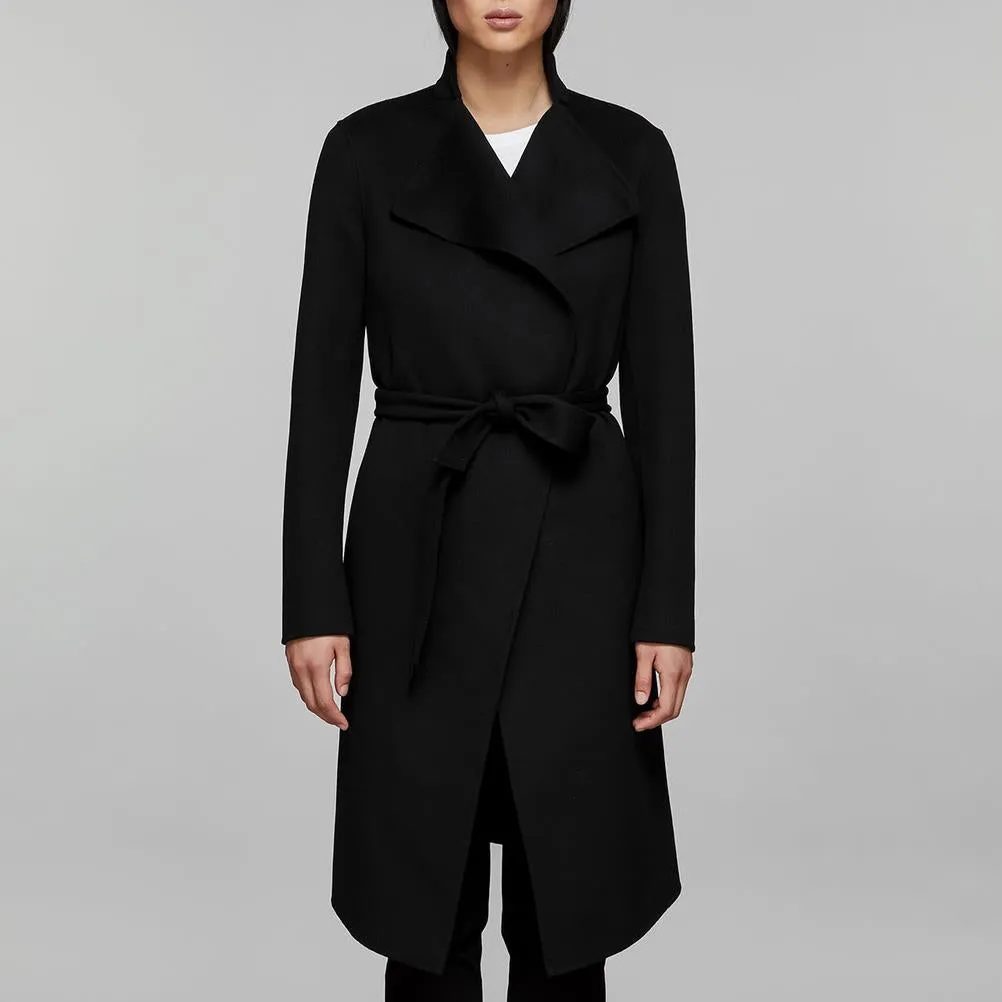 Leora Belted Coat (Black)