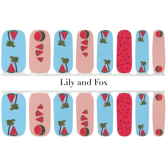 Lily And Fox - Nail Wrap - Mellonnaire Maddness