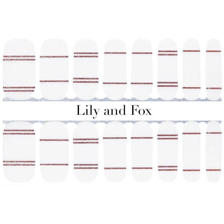 Lily and Fox - Nail Wrap - Rose Sherbet