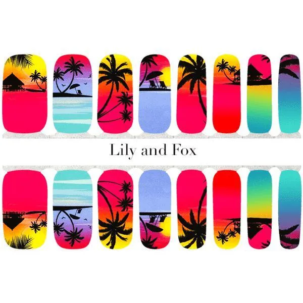 Lily and Fox - Nail Wrap - Walks On The Beach