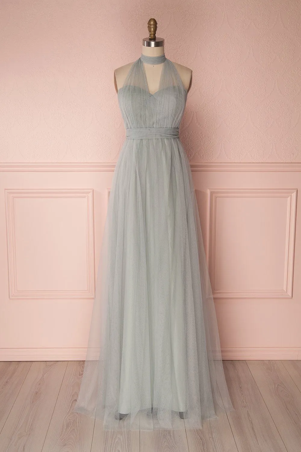 Linaya Eucalyptus | Sage Bustier Gown