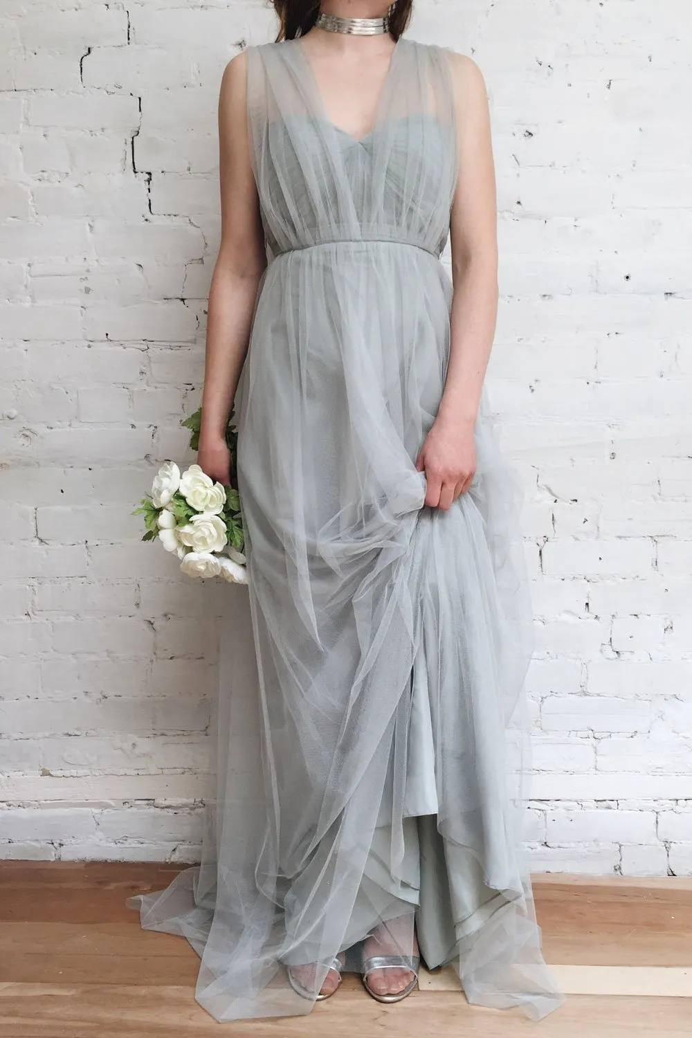 Linaya Eucalyptus | Sage Bustier Gown