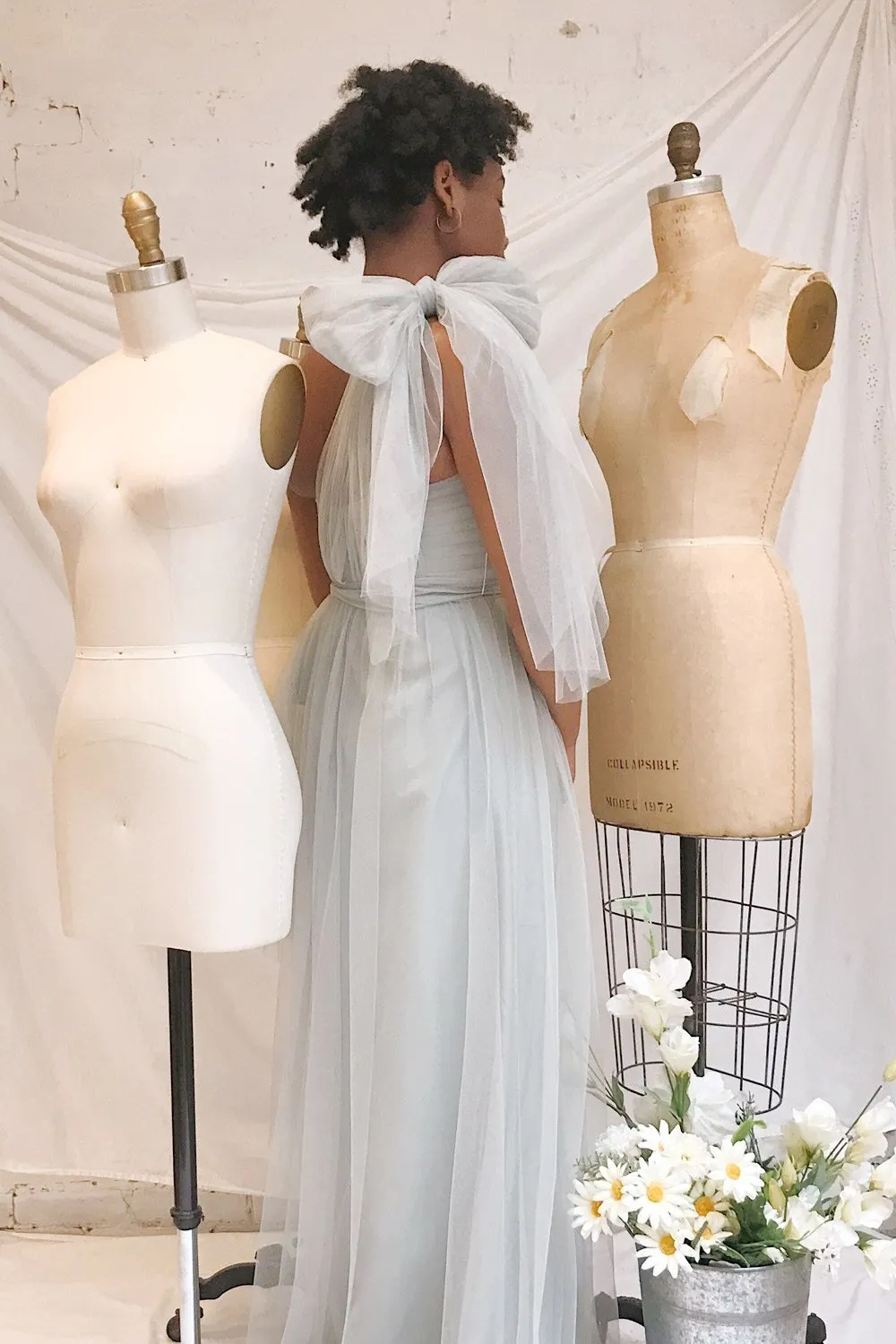 Linaya Eucalyptus | Sage Bustier Gown