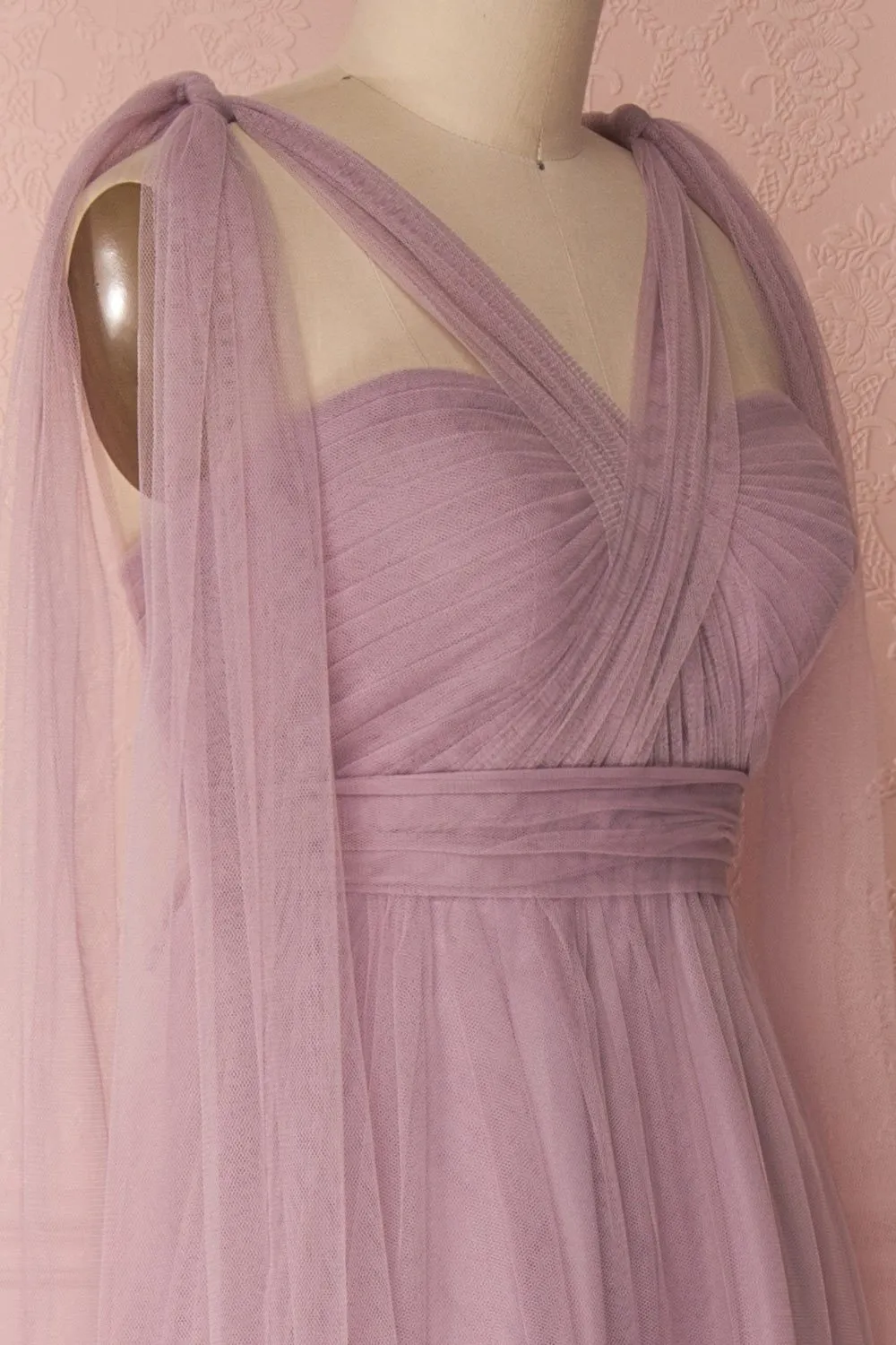 Linaya Lilac | Tulle Polymorphous Dress