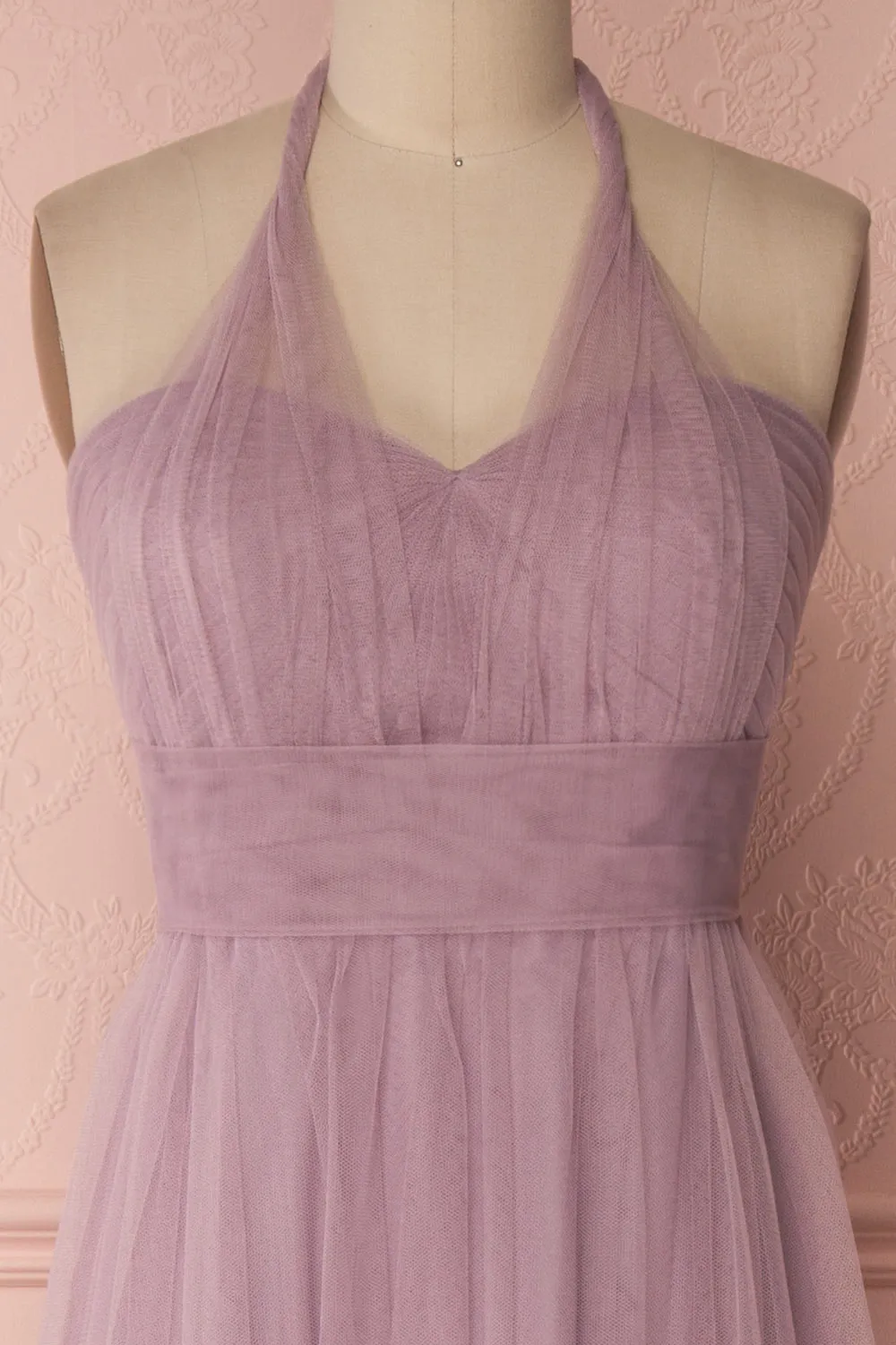 Linaya Lilac | Tulle Polymorphous Dress