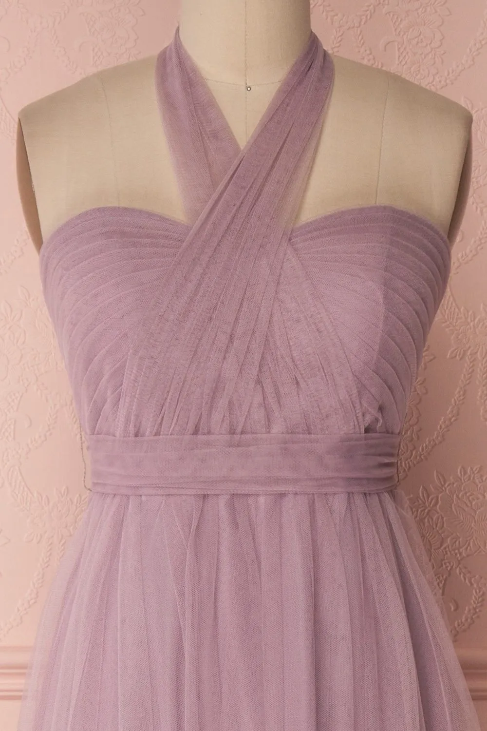 Linaya Lilac | Tulle Polymorphous Dress