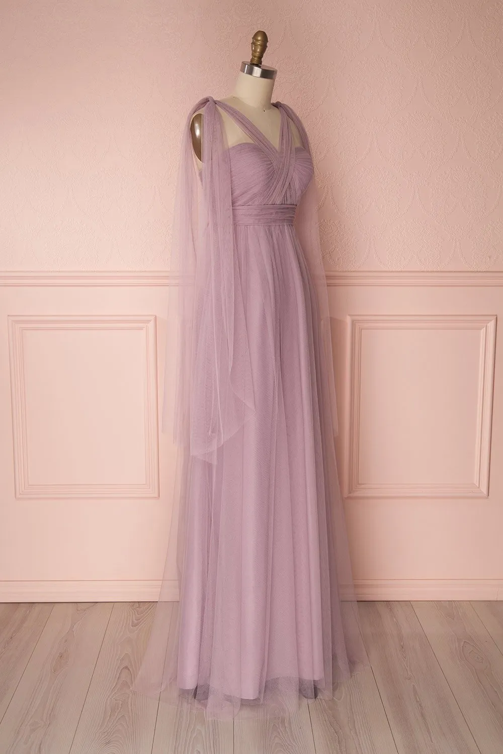 Linaya Lilac | Tulle Polymorphous Dress