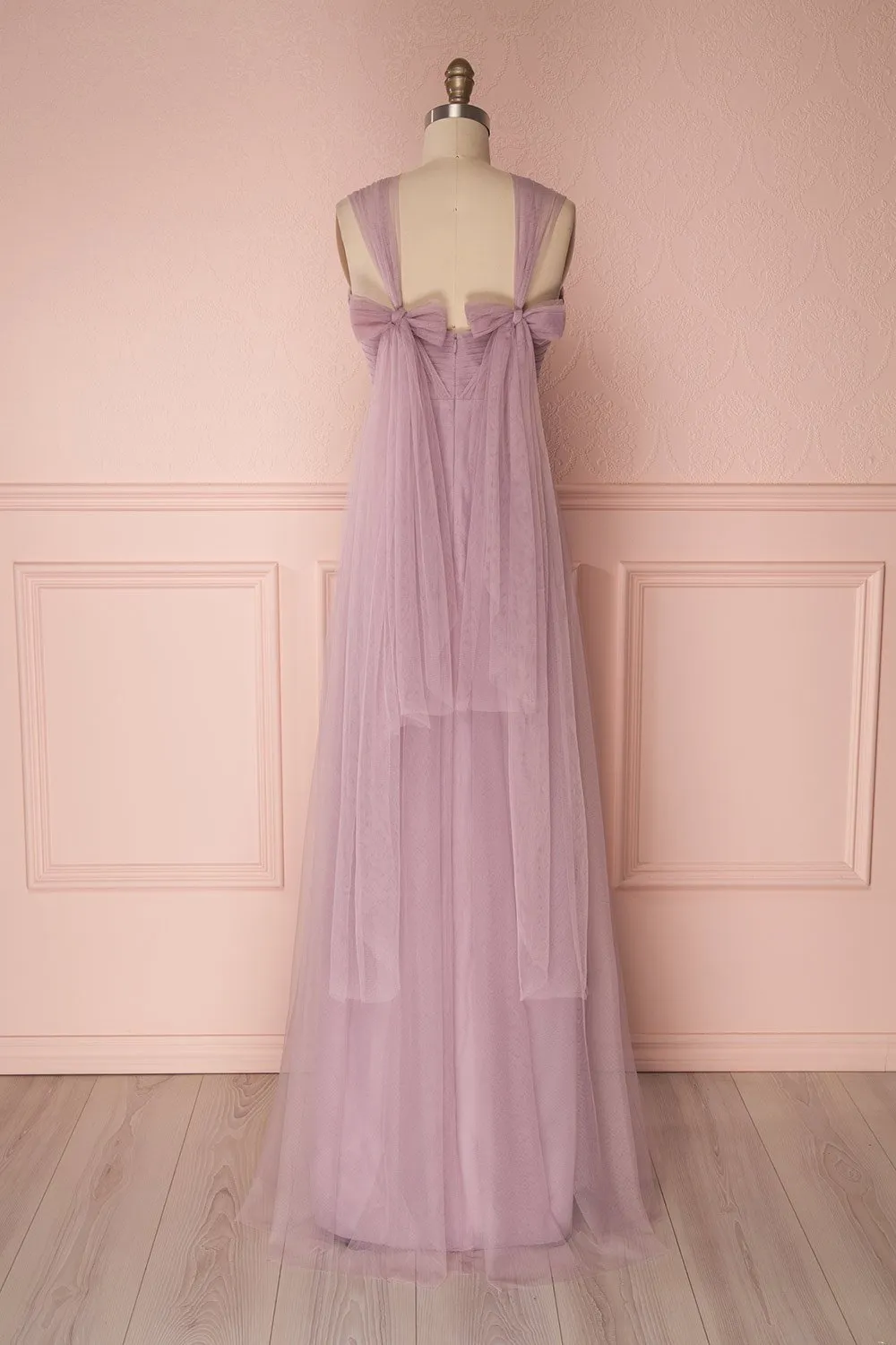 Linaya Lilac | Tulle Polymorphous Dress