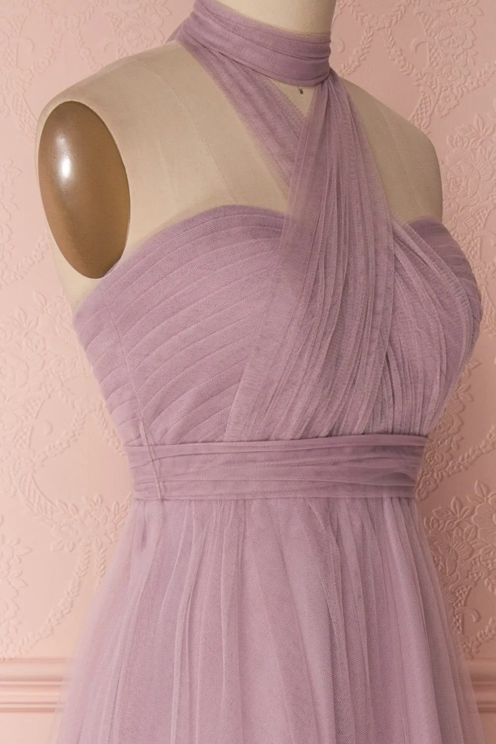 Linaya Lilac | Tulle Polymorphous Dress