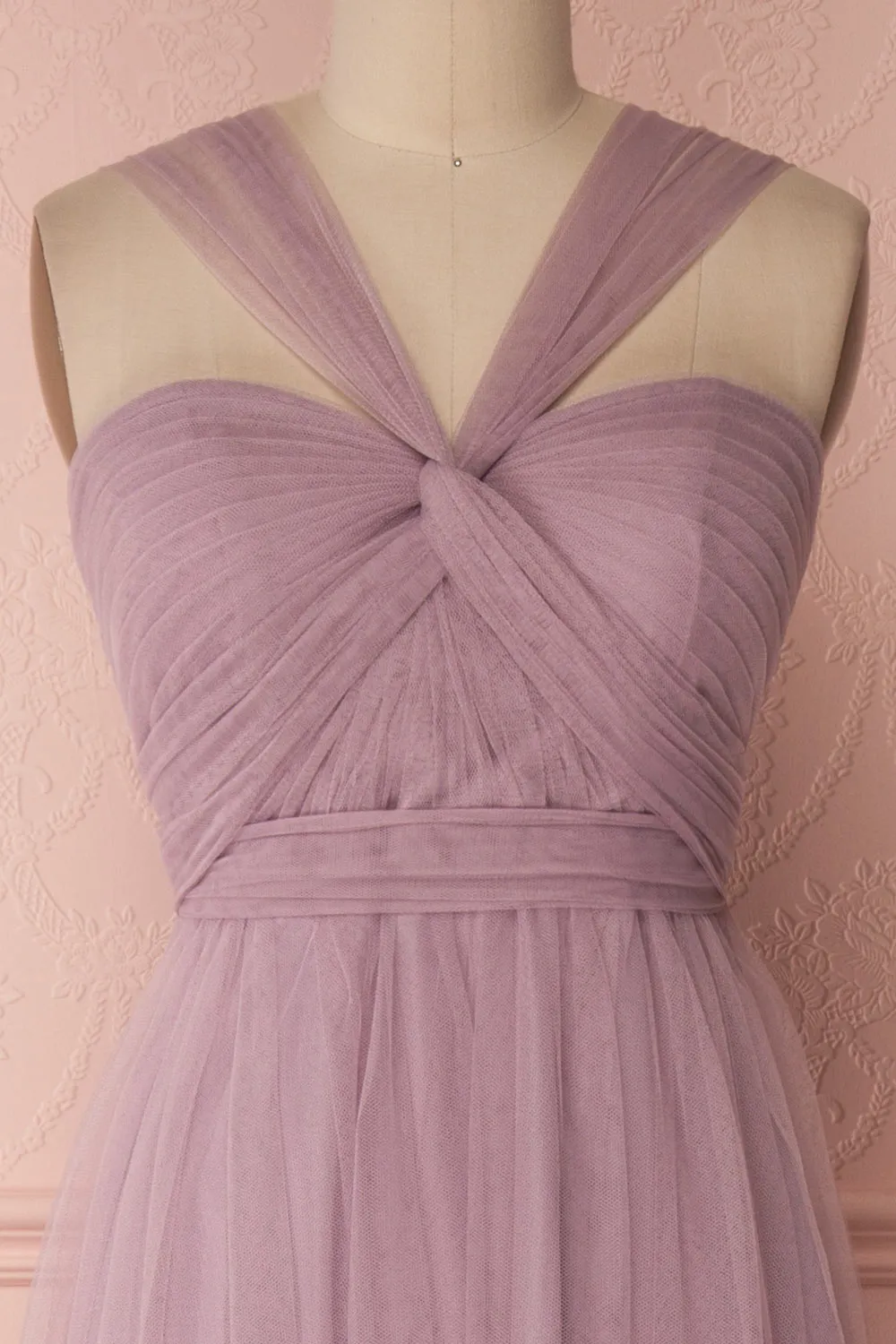 Linaya Lilac | Tulle Polymorphous Dress