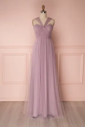 Linaya Lilac | Tulle Polymorphous Dress