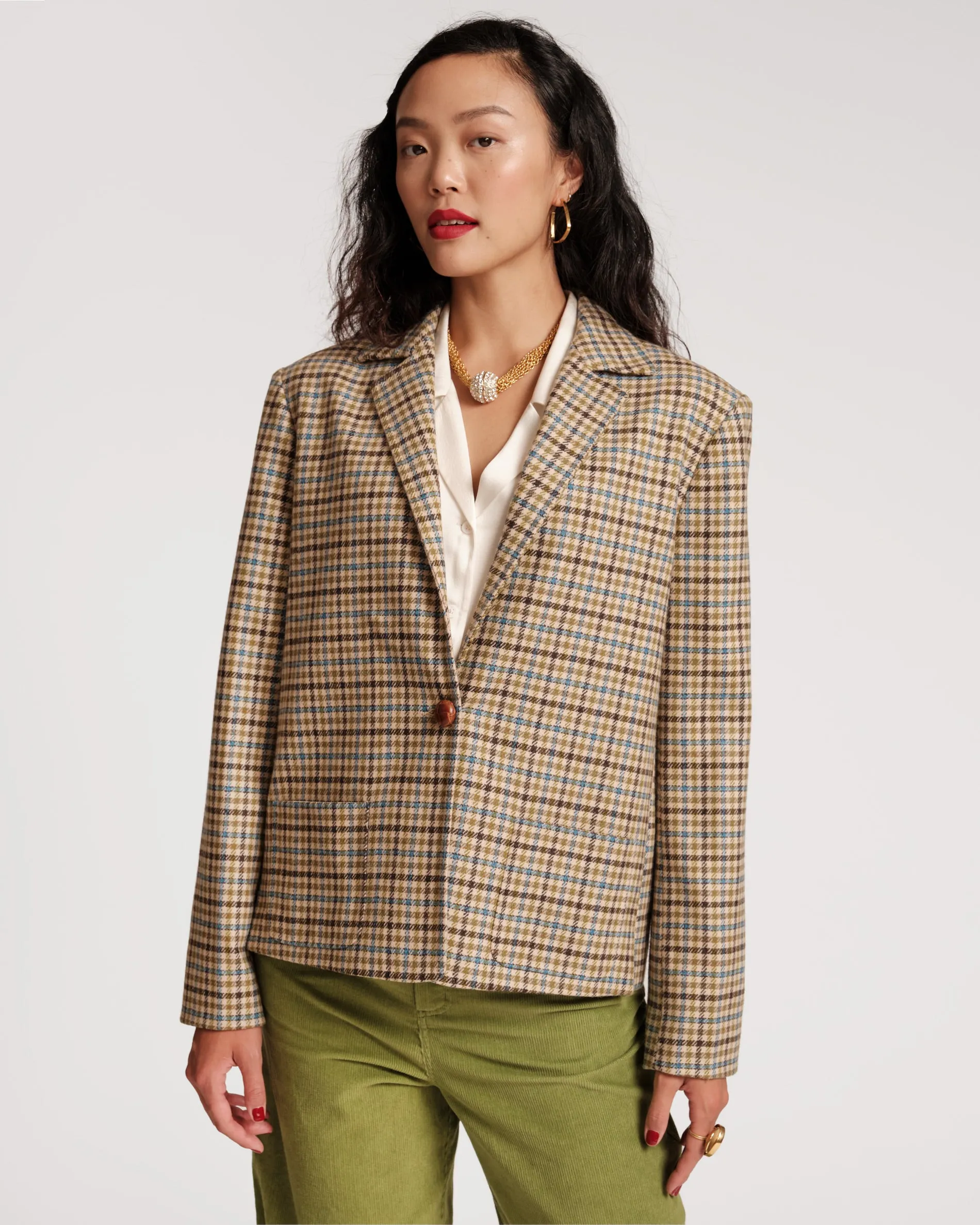 Max Wool Jacket Baby Houndstooth