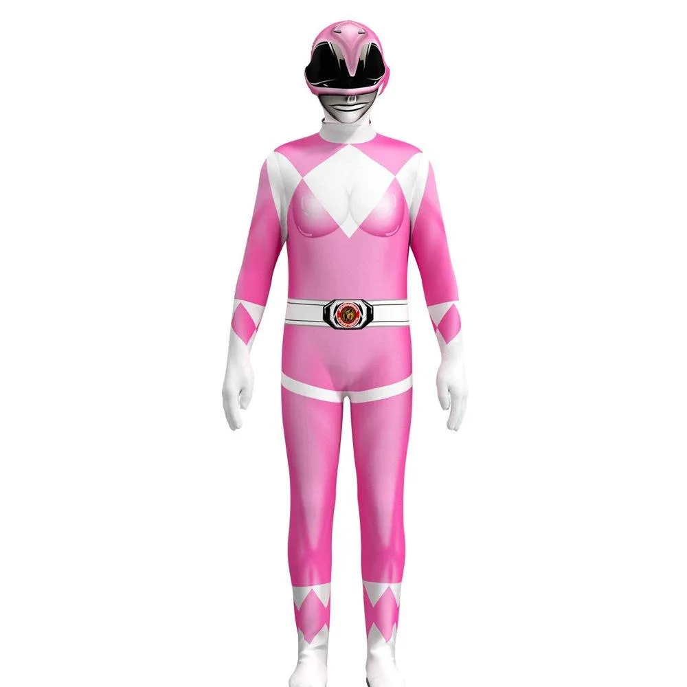 Mighty Morphin Power Rangers Costume Kids Superhero Bodysuit Halloween jumpsuits onesies