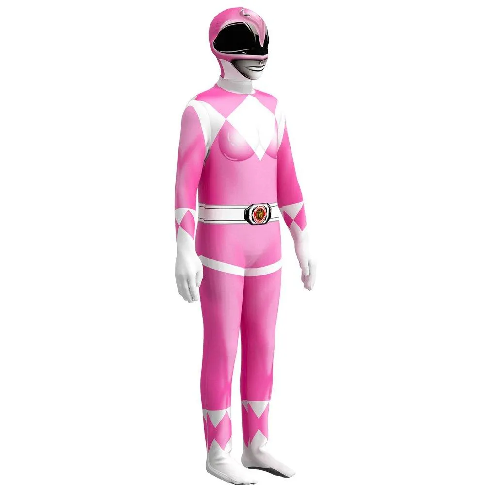 Mighty Morphin Power Rangers Costume Kids Superhero Bodysuit Halloween jumpsuits onesies