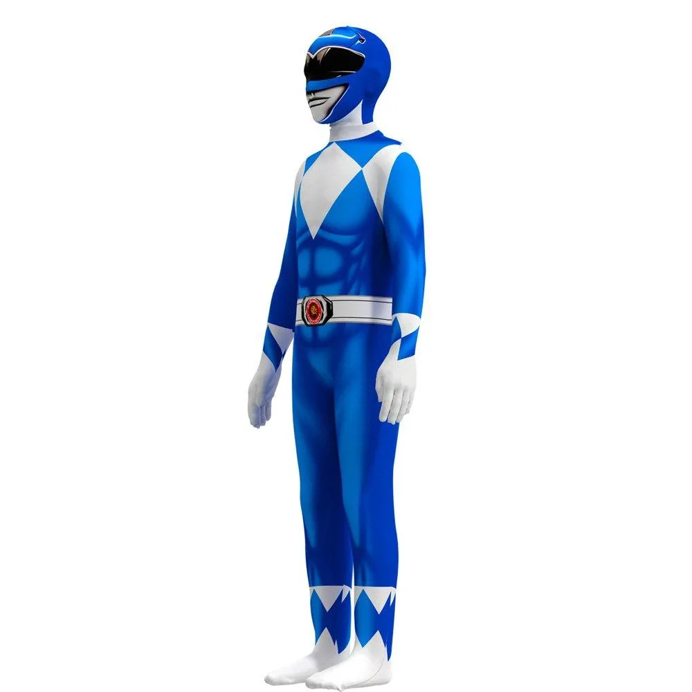 Mighty Morphin Power Rangers Costume Kids Superhero Bodysuit Halloween jumpsuits onesies